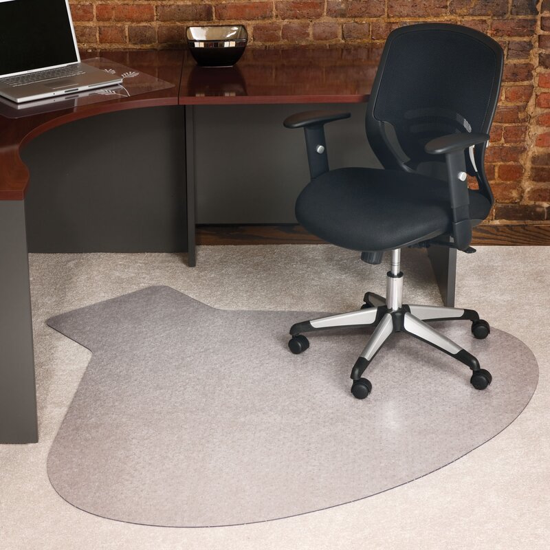 ES Robbins Workstation Medium Plush Carpet Chair Mat & Reviews | Wayfair